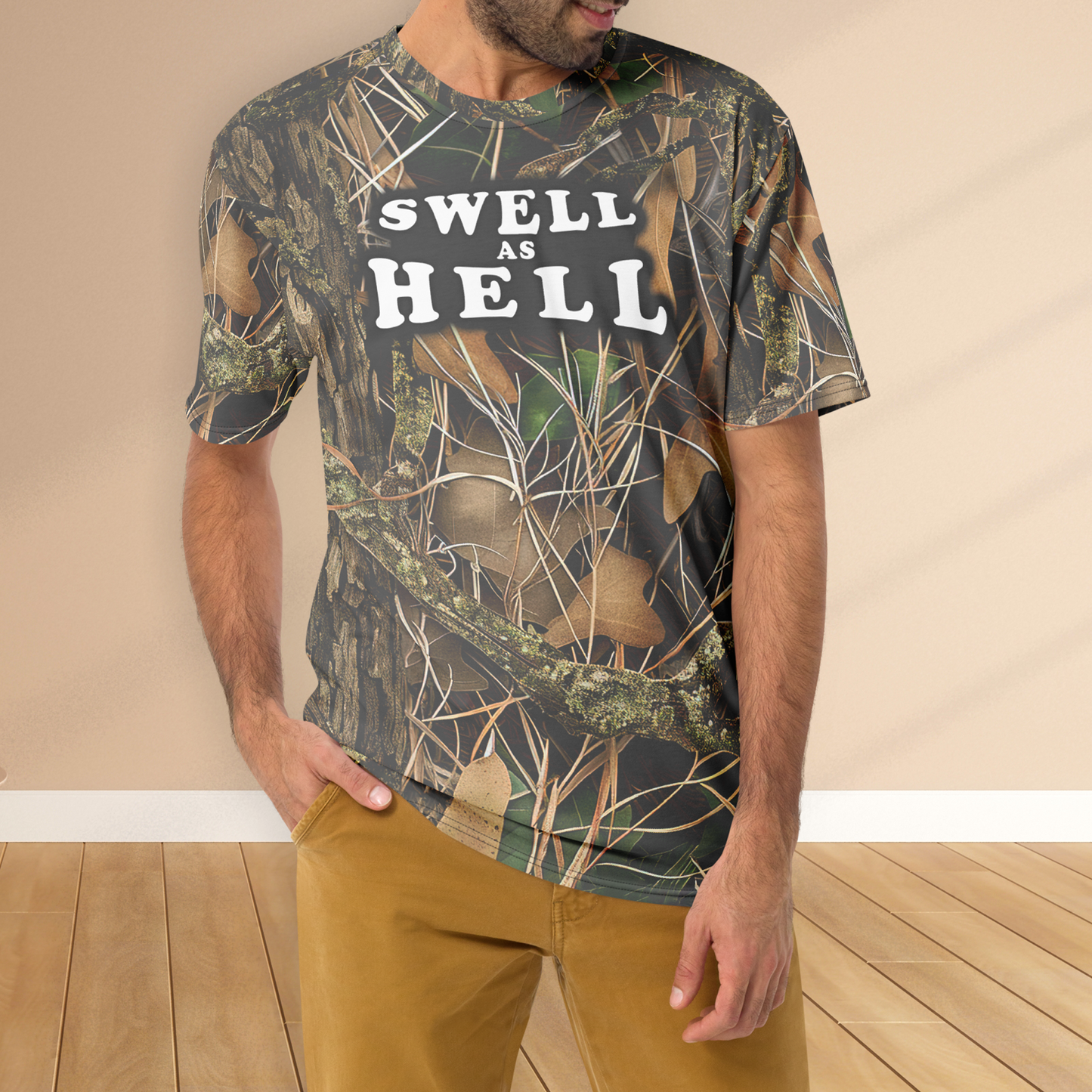 Swell Aa Hell Camo Sublimated Unisex Crew Neck T-Shirt