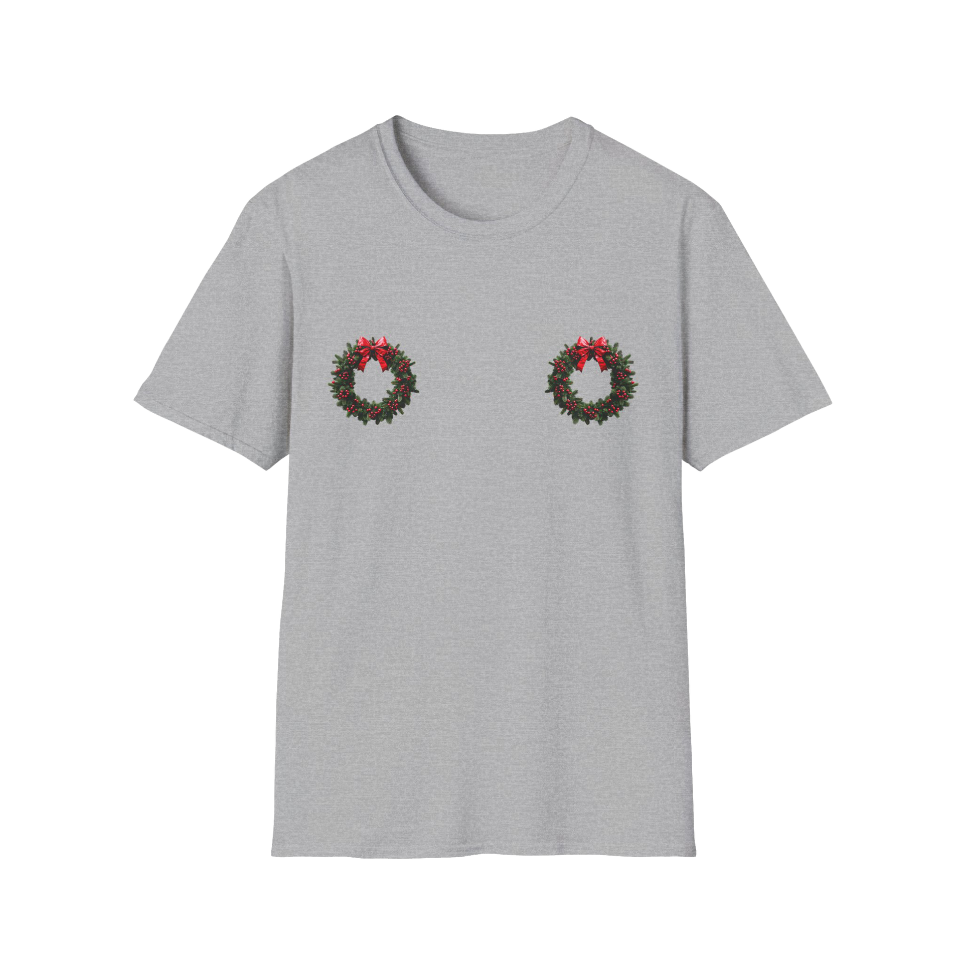 Holiday Wreaths Unisex Softstyle T-Shirt – Katlyn Whittenburg Shop