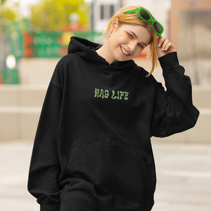 Hag Life Embroidered Logo Unisex Hoodie