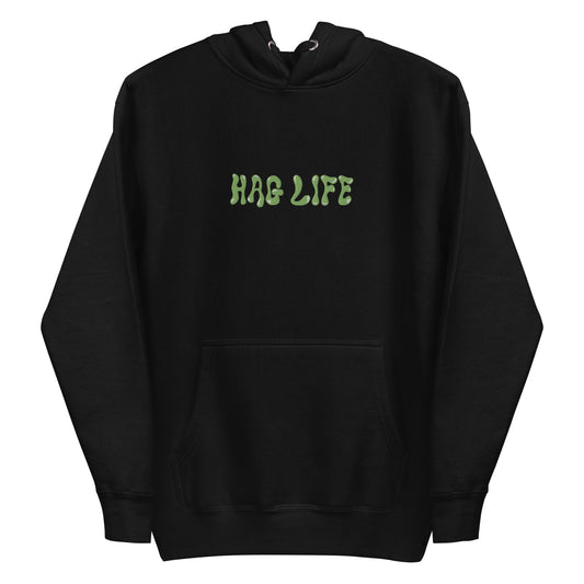 Hag Life Embroidered Logo Unisex Hoodie